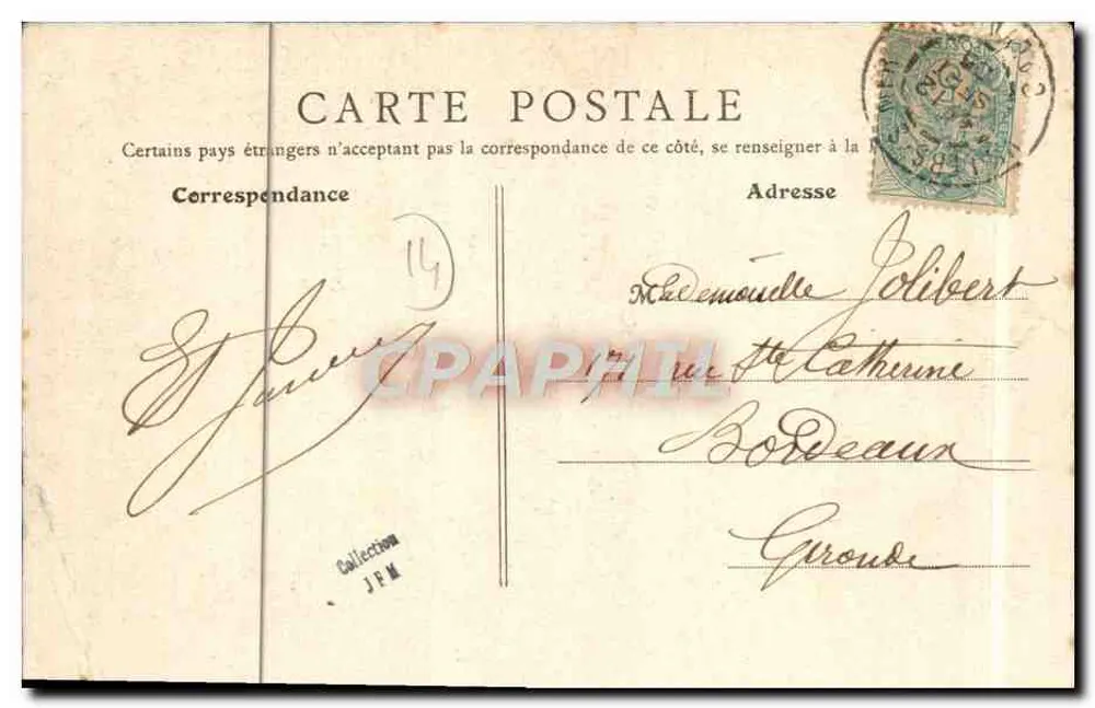 Villers-sur-Mer — Annexe de l'Hôtel du Casino — B. F., Paris - Verso