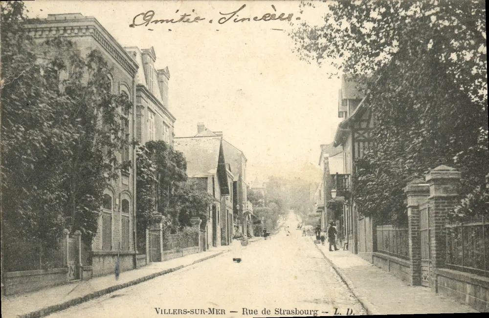Villers-sur-Mer — Straße von Strasbourg — L. D. - Vorderseite