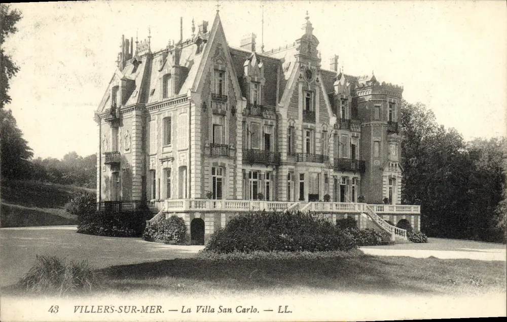 Villers-sur-Mer — La Villa San Carlo — LL. n°43 - Vorderseite