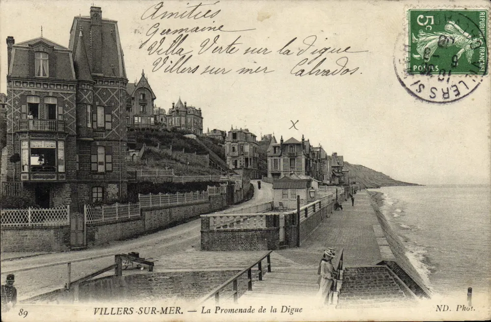 Villers-sur-Mer — La Promenade de la Digue — ND. Phot. — n°89 - Recto