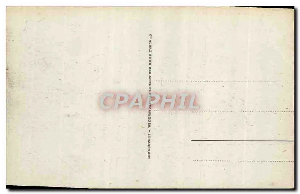 Villers-sur-Mer - Les Falaises — Verlag Cie Alsacienne des Arts Photographiques, Straßburg - Rückseite