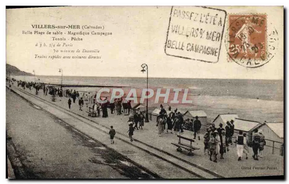 Villers-sur-Mer (Calvados) — Sandstrand, Tennis, Angeln — G. Fournel-Peural - Vorderseite