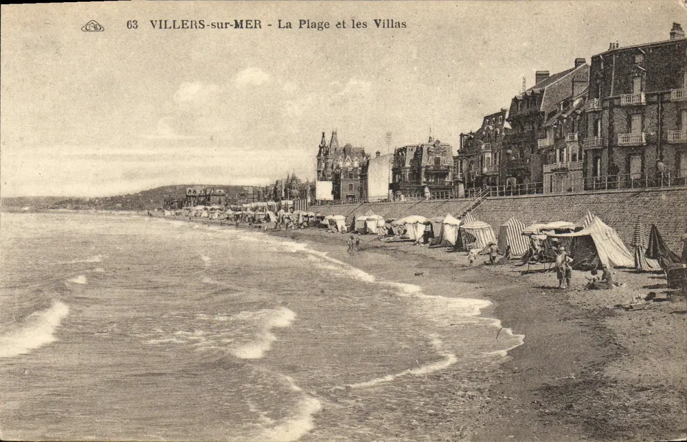 Villers-sur-Mer - Der Strand und die Villen — n° 63 - Vorderseite