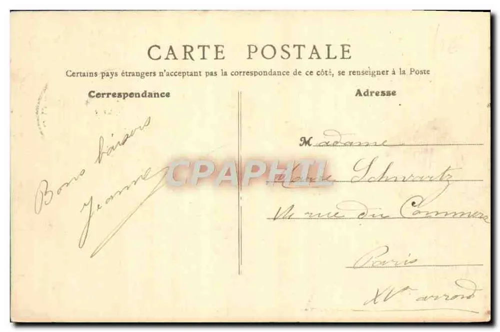 Villers-sur-Mer (Calvados) — Rue de Foulens — B. F., Paris - Rückseite