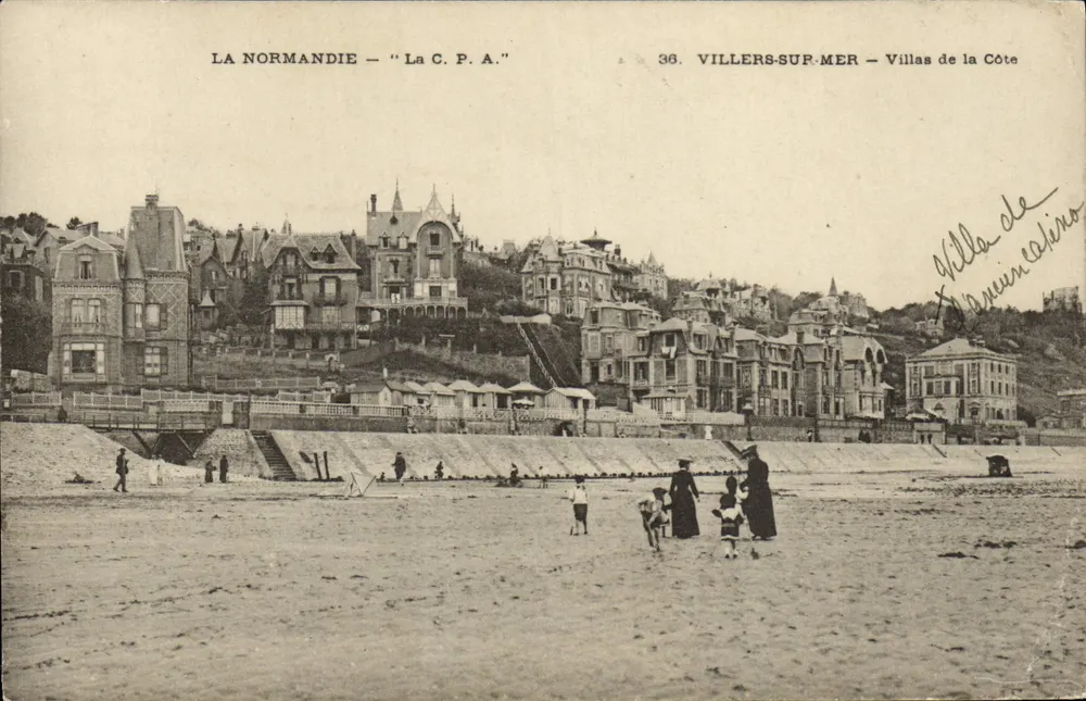 Villers-sur-Mer — Villen der Küste — Antike Ansichtskarte-Nr. 36 - Vorderseite