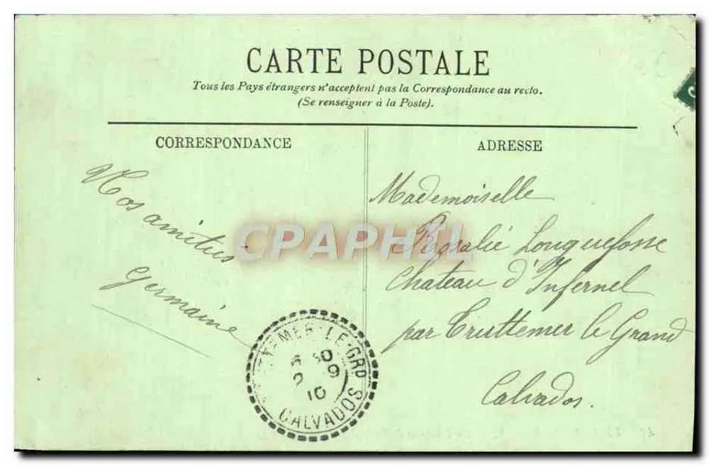 Villers-sur-Mer — Die Digue und die Villa des Algues — LL - Rückseite