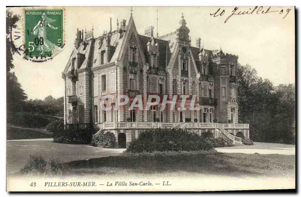 Villers-sur-Mer — Die Villa San-Carlo — LL. n°43 - Vorderseite
