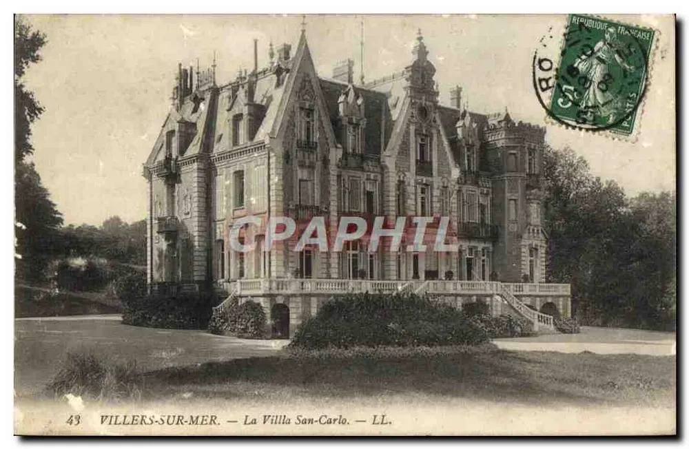 Villers-sur-Mer — Die Villa San-Carlo — LL. n°43 - Vorderseite