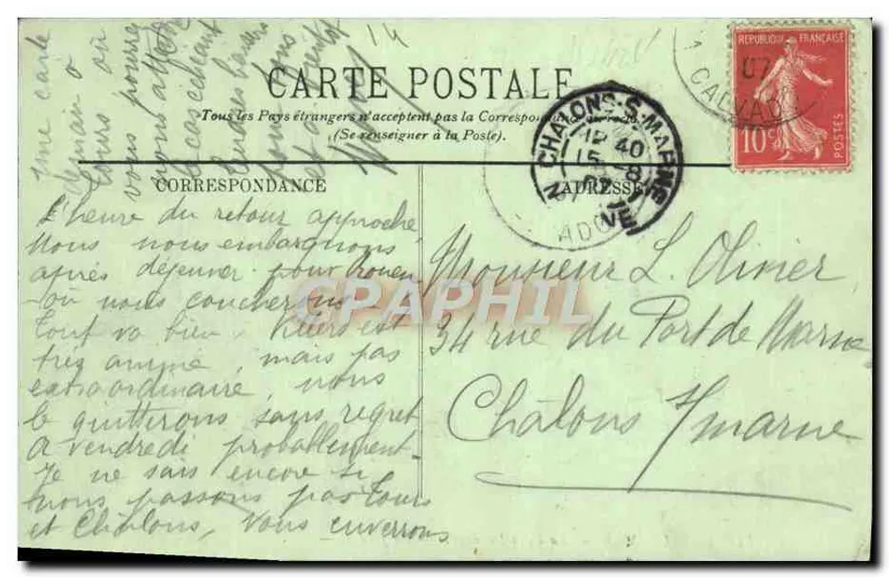 Villers-sur-Mer — Villa Dorange — Der Garten — LL. — N° 45 - Rückseite
