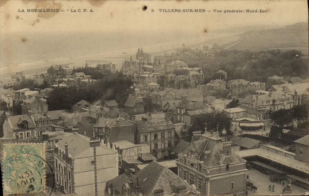 Villers-sur-Mer — Allgemeiner Blick, Nordosten — La C.P.A. - Vorderseite