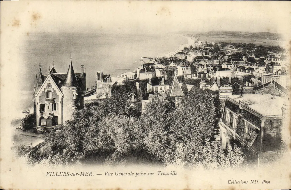 Villers-sur-Mer — Allgemeiner Blick von Trouville — Collections ND. Phot - Vorderseite