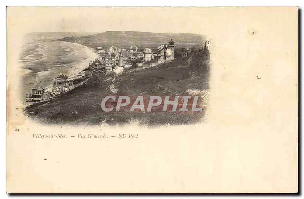 Villers-sur-Mer — Vista Geral — ND Phot - Frente