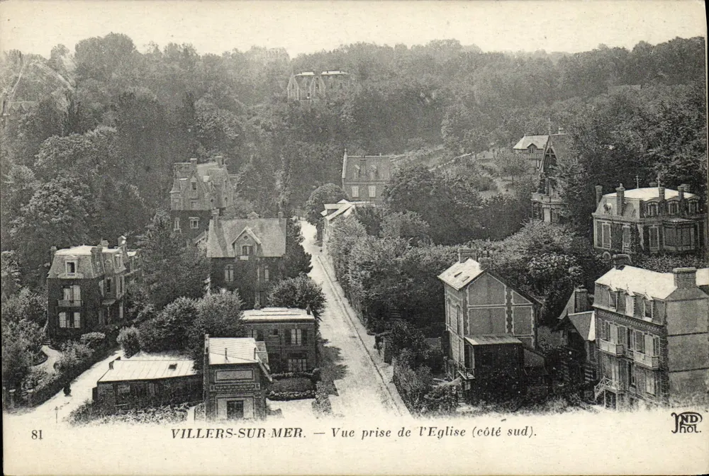 Villers-sur-Mer — Ansicht vom Kirchhof (Südseite) — ND Phot. - Vorderseite