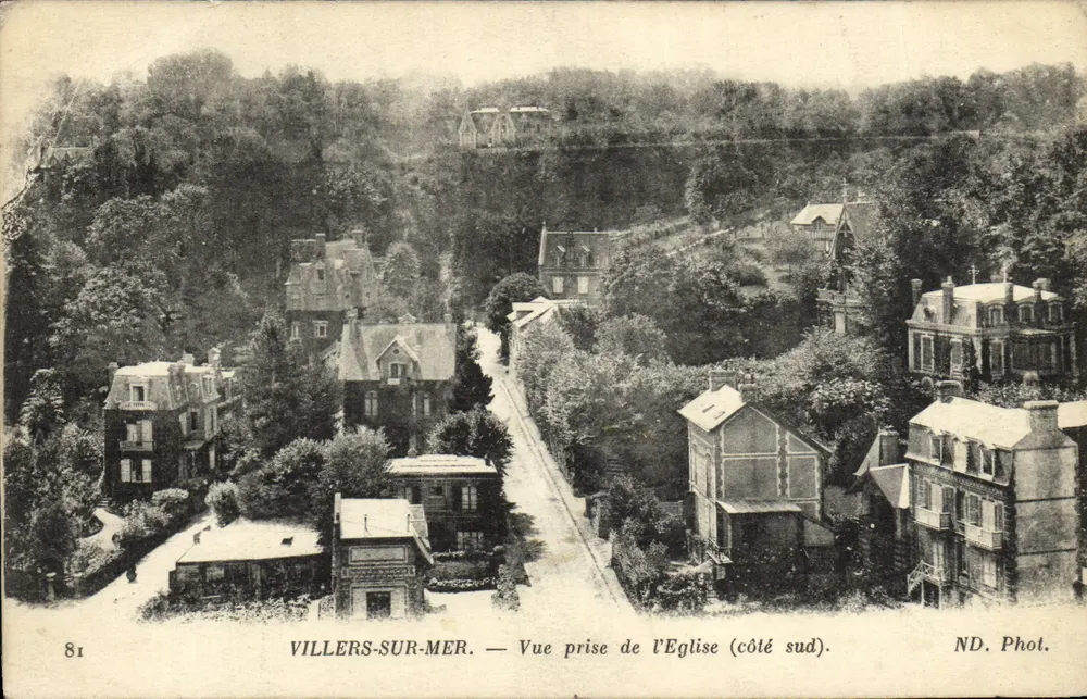 Villers-sur-Mer — Ansicht vom Kirchhof (Südseite) — ND. Phot. n°81 - Vorderseite