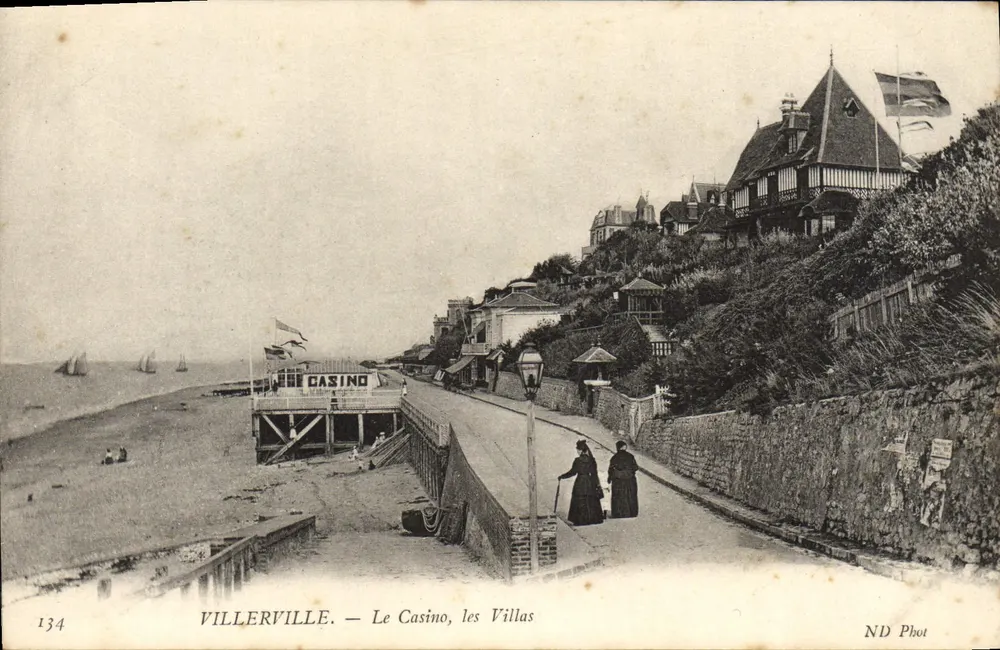 Villerville — Das Casino, die Villen — ND Phot, n° 134 - Vorderseite