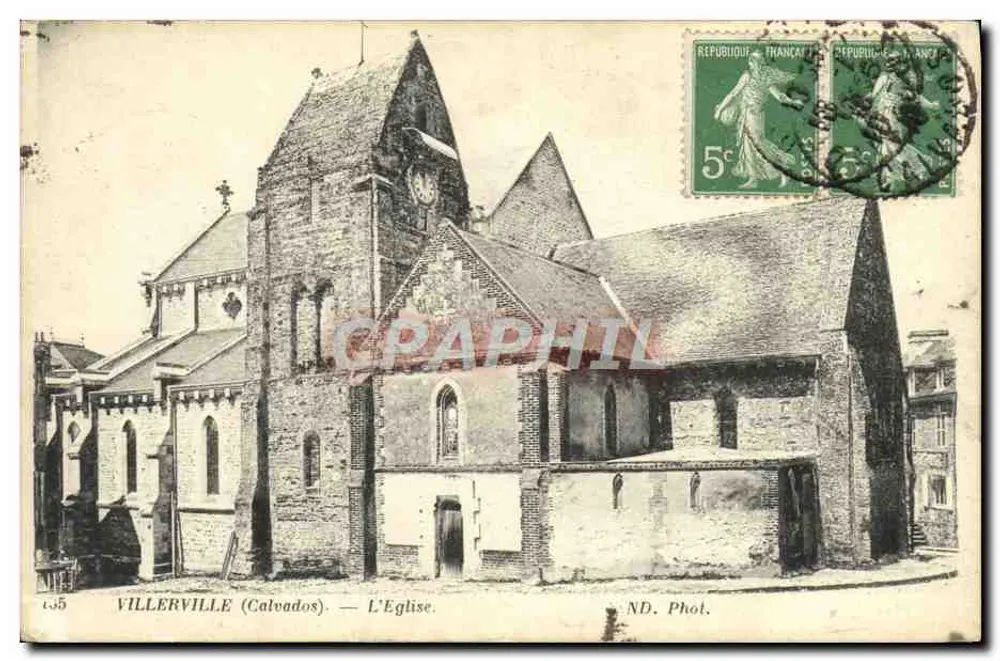 Villerville (Calvados) — A Igreja — ND. Fot. - Frente