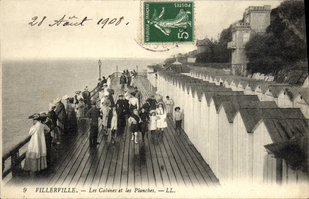 Villerville — As Cabines e os Planchés — LL. - Frente