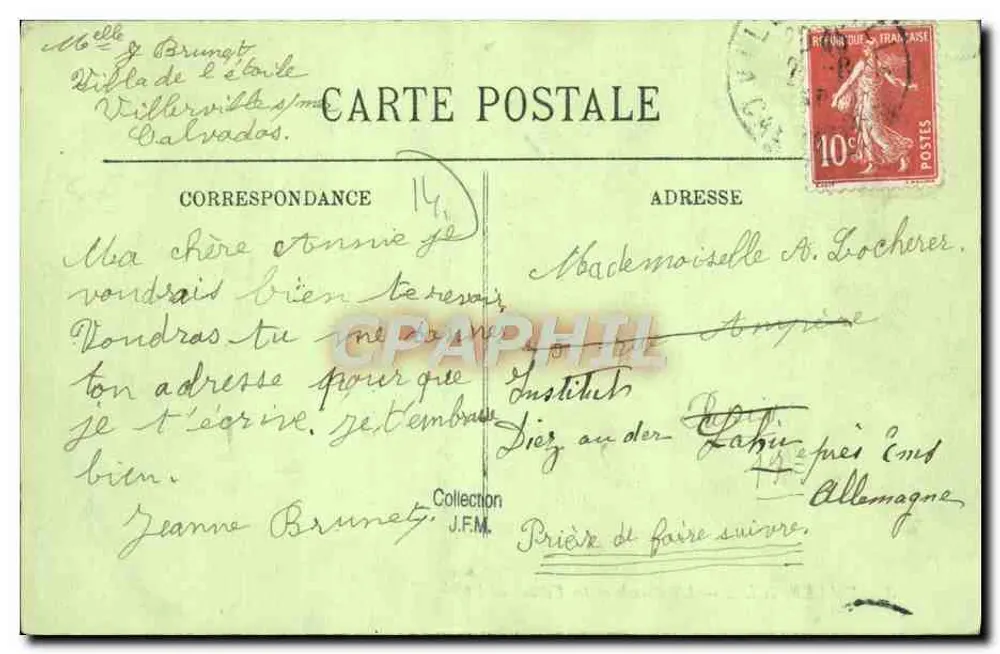 Villerville — A Estacade e as Villas — LL. - Verso