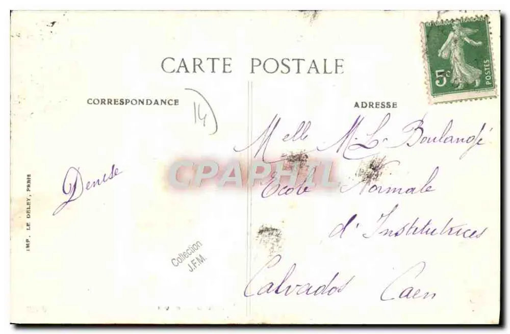 Villerville — Vista Geral — Edit. G. Forestié - Verso