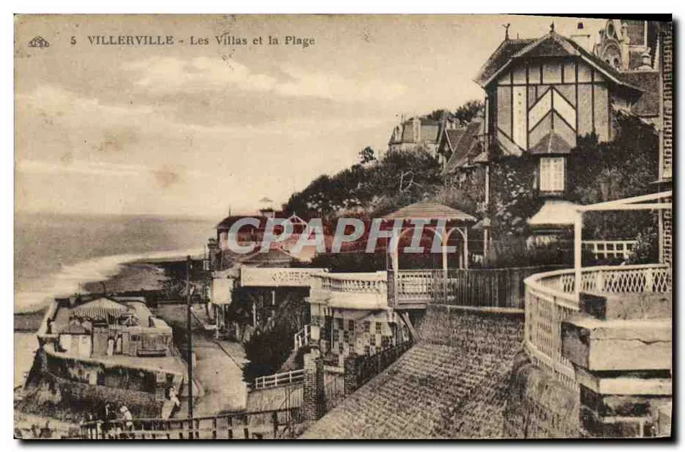Villerville - As Villas e a Praia — editor anônimo, n°5 - Frente