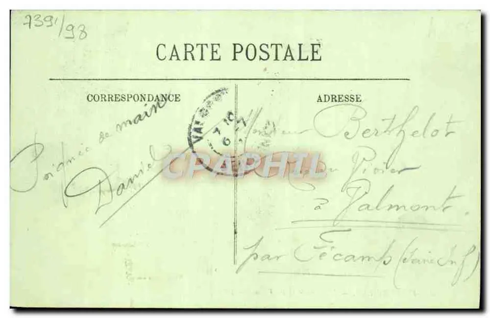 Villerville — A Estacada e as Villas — LL. - Verso