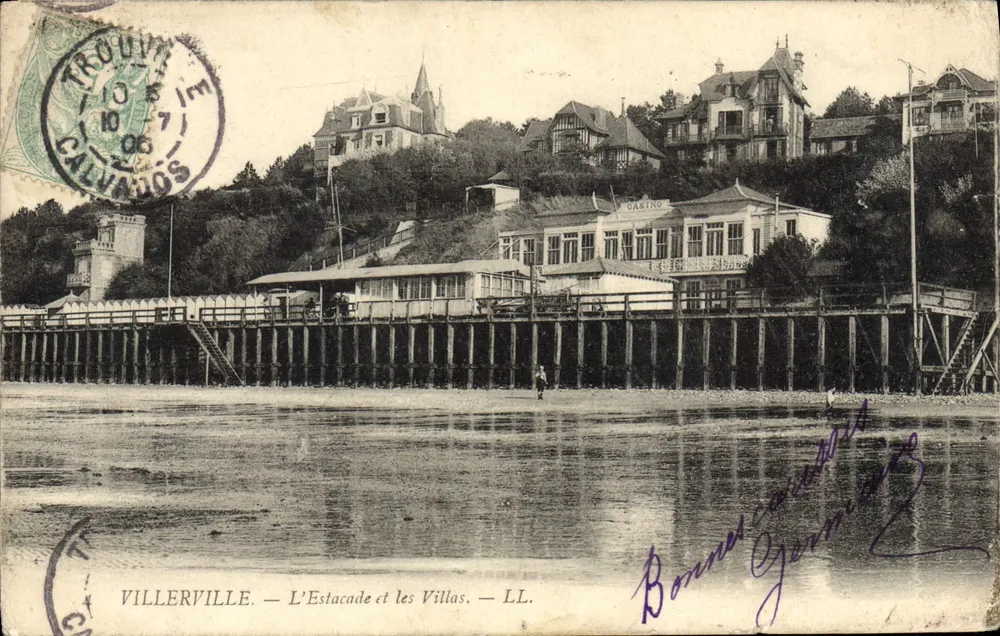 Villerville — L'Estacade et les Villas — LL. - Vorderseite