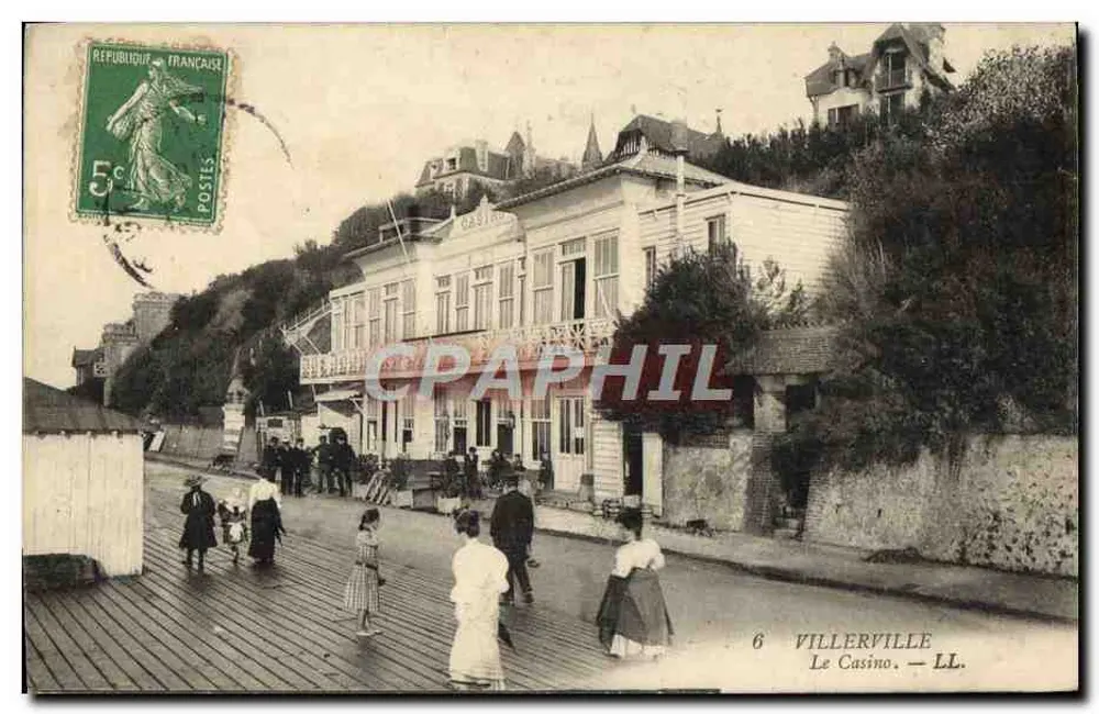 Villerville — O Casino — LL. n°6 - Frente