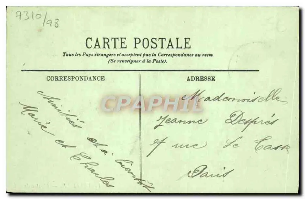 Villerville — A Estacada — LL. n°8 - Verso