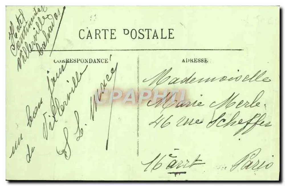 Villerville — La Descente du Casino — LL. — Éditeur LL. - Verso