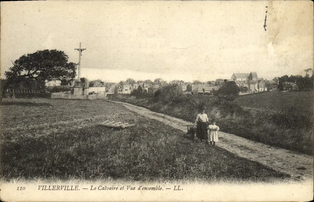 Villerville — Der Calvarienberg und Übersicht — LL. - Vorderseite