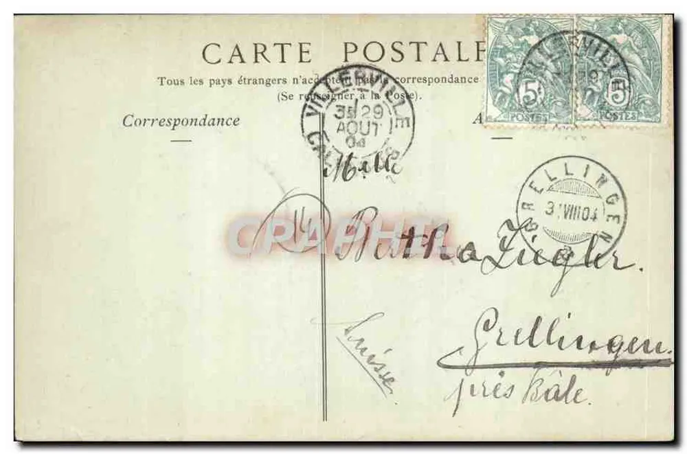 Villerville — A Praia — ND Phot, n° 148 - Verso