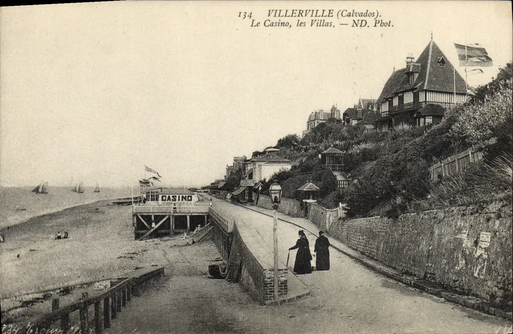 Villerville (Calvados) — Das Casino, die Villen — ND. Pbot. - Vorderseite