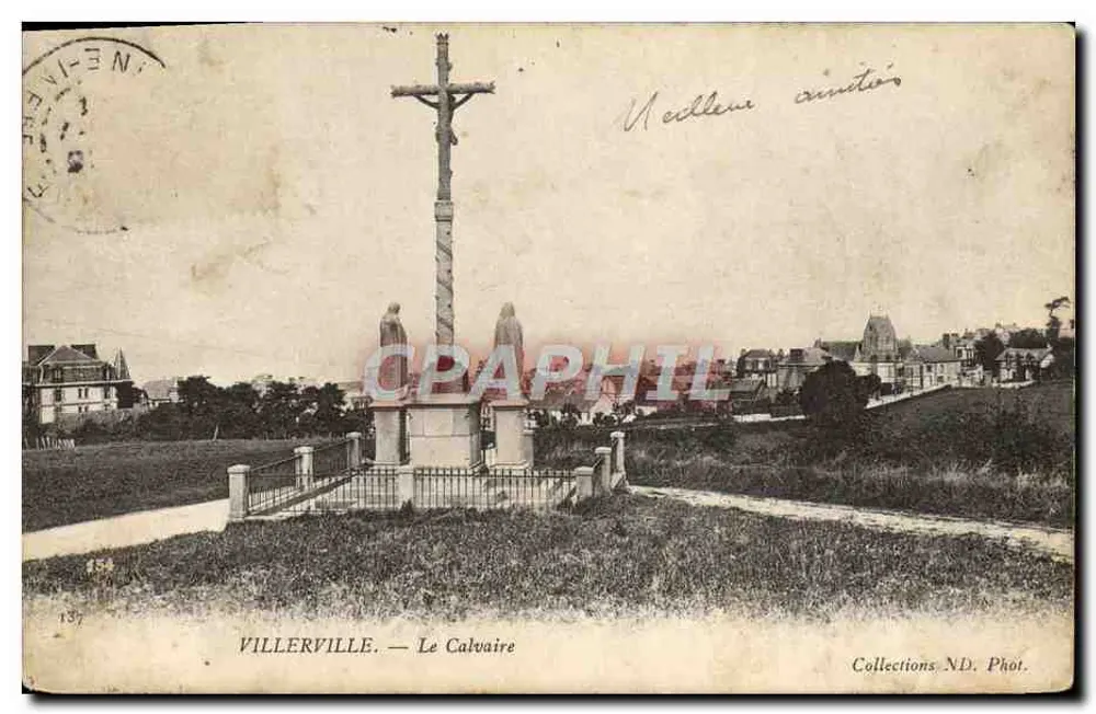Villerville — O Calvário — Collections ND. Fot. - Frente