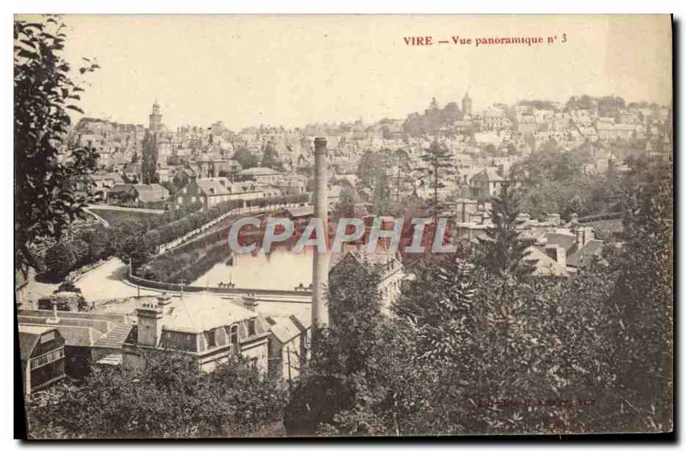 VIRE — Vista panorâmica n° 3 — Editor: Vire (Série n°3) - Frente