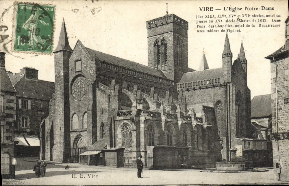 Vire — A Igreja de Nossa Senhora — H. E. Vire - Frente