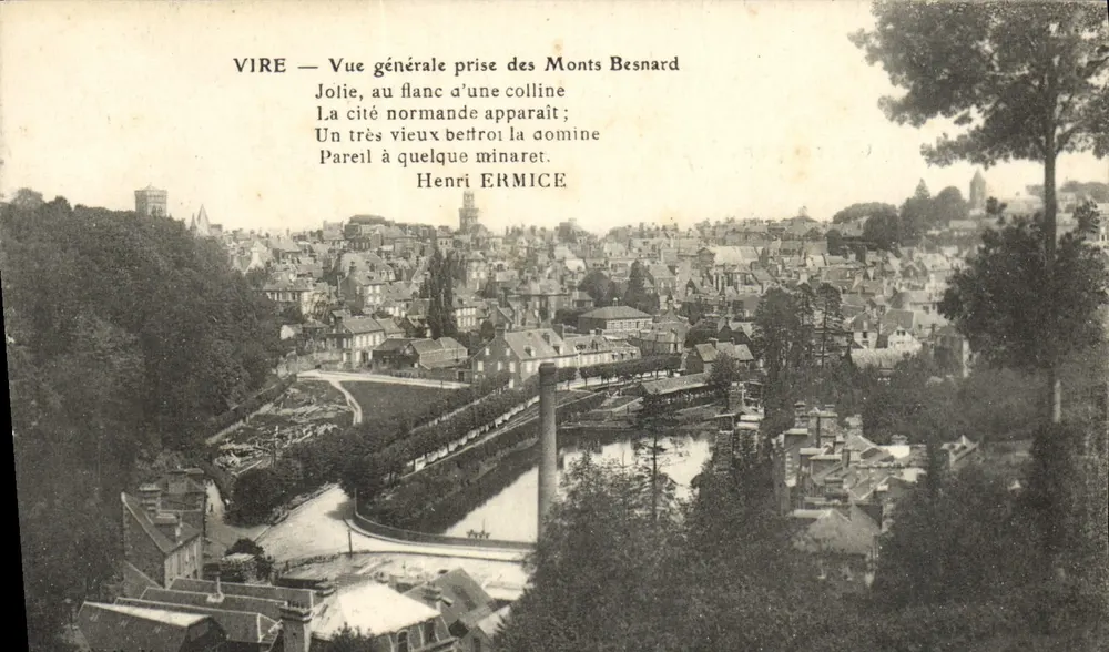 Vire — Allgemeiner Blick von den Monts Besnard — Henri ERMICE - Vorderseite
