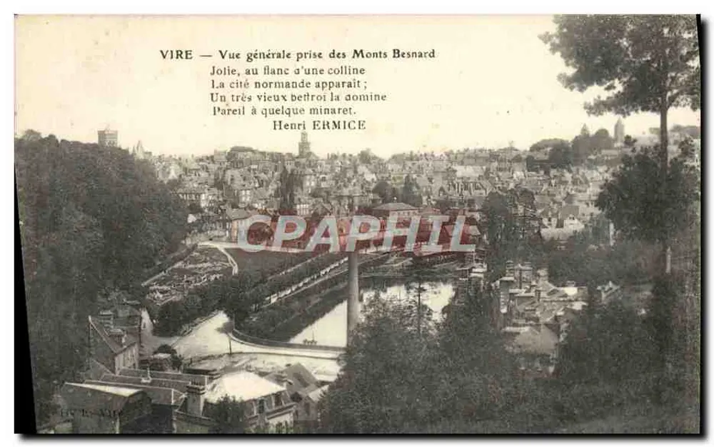 Vire — Allgemeiner Blick vom Monts Besnard — Henri ERMICE - Vorderseite