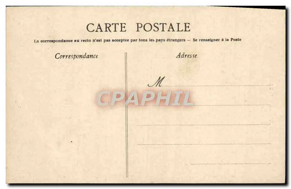 A Andouille de Vire — cena humorística — C. Jeanne, Edição Fotográfica Falaise, n°126 - Verso