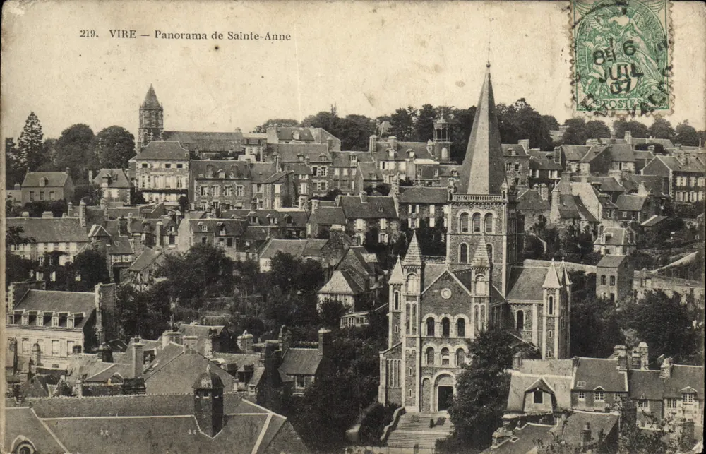 VIRE — Panorama de Sainte-Anne — Editor desconhecido, n° 219 - Frente