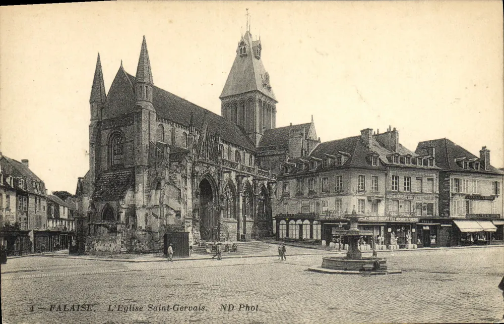 Falaise — Die Kirche Saint-Gervais — ND Phot. - Vorderseite