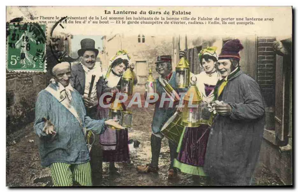 La Lanterne du Gars de Falaise — lokale Feier — Verleger nicht sichtbar - Vorderseite