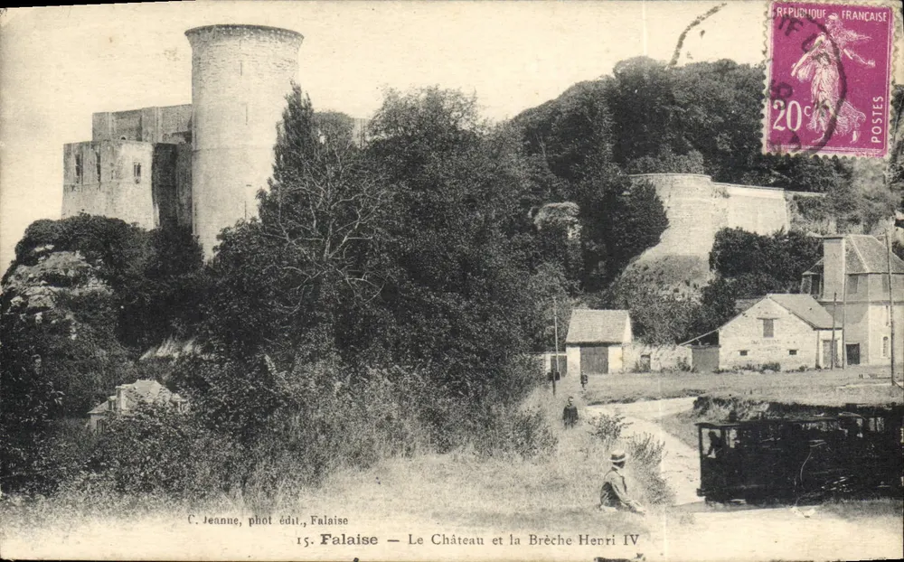 Falaise — Schloss und Schlucht Henri IV — C. Jeanne, Fotografie-Verlag, Falaise - Vorderseite