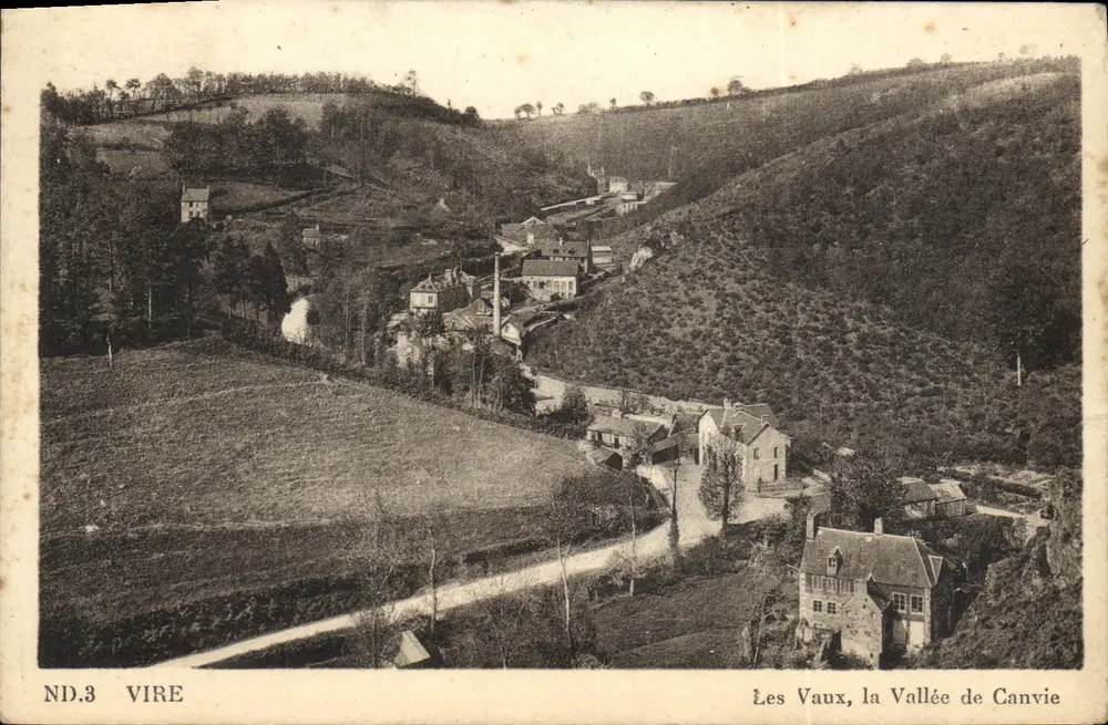 Les Vaux, das Tal von Canvie — Vire — ND.3 - Vorderseite