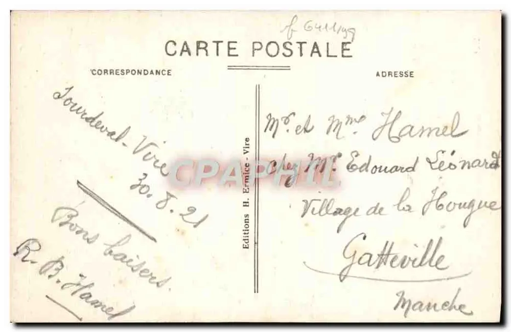 Vire — Un aspetto della valle del Vire — Henri Ermice - Verso