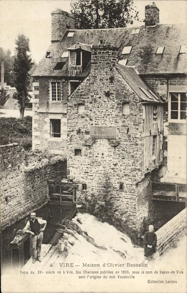VIRE — Casa de Olivier Basselin — Coleção Leclerc - Frente