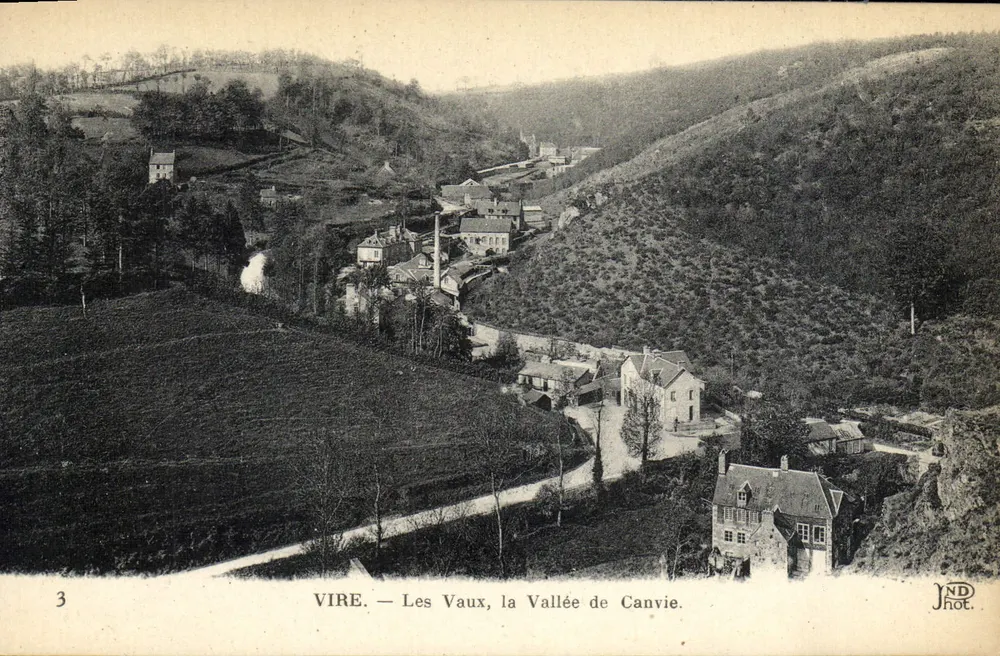 VIRE — Les Vaux, das Tal von Canvie — JND Hot. - Vorderseite