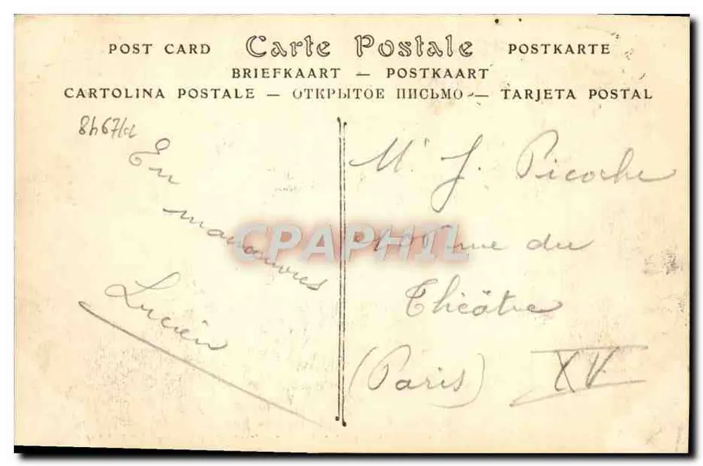 FALAISE — Die Pforte des Schlosses — ND Fotografie - Rückseite