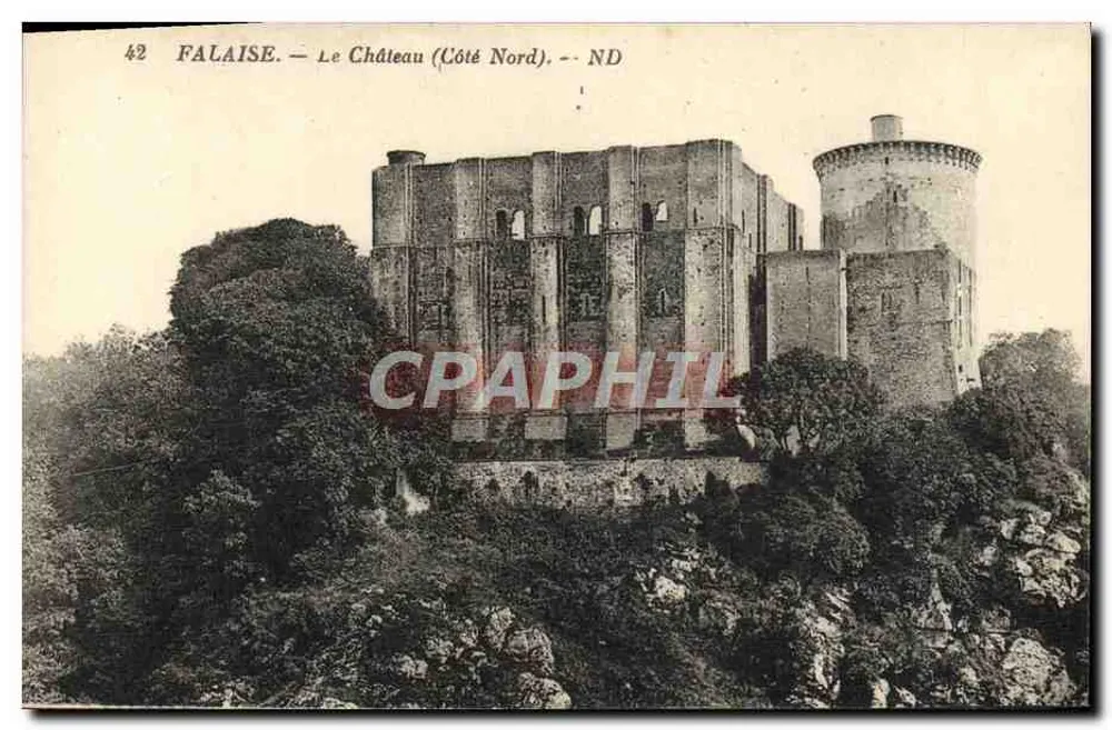 Falaise — O Castelo (Lado Norte) — ND - Frente