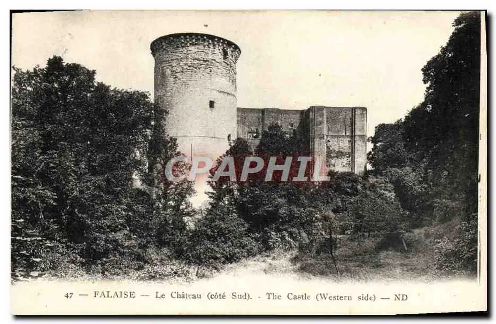 Falaise — O Castelo (lado Sul) — Editor ND, n°47 - Frente