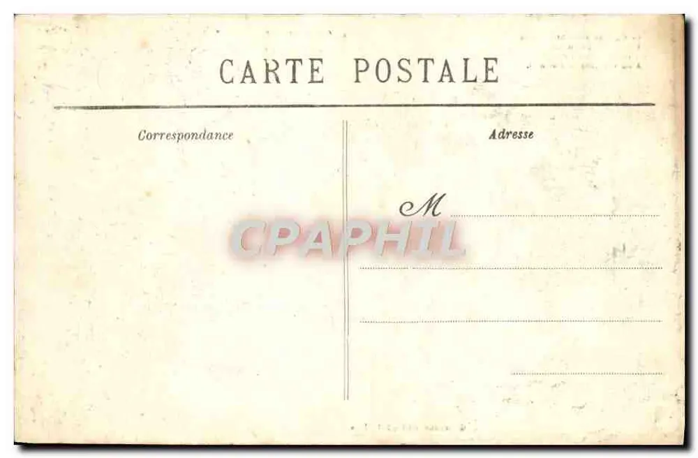 FALAISE — Grabstätte von Marie-Élisabeth Joly, Frau von Dalcemby, verstorben in Paris am 5. Mai 1798, 37 Jahre alt — C. Jeanne, Verlag-Fotograf Fals - Rückseite